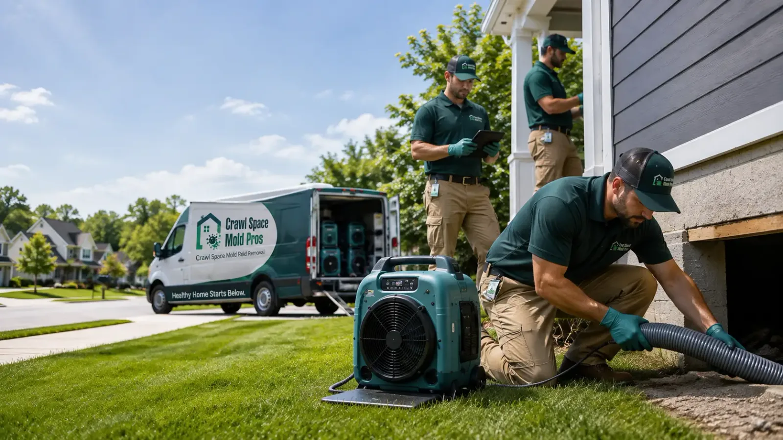 Crawl Space Mold Removal in Ovid, CO